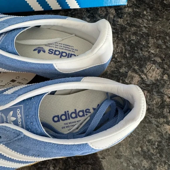 Adidas Gazelle Indoor Blue Fusion Gum Women's - HQ8717 Size Shoes Sz 7 Or 9